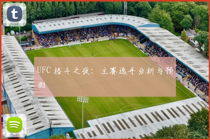 UFC 格斗之夜：主赛选手分析与预测
